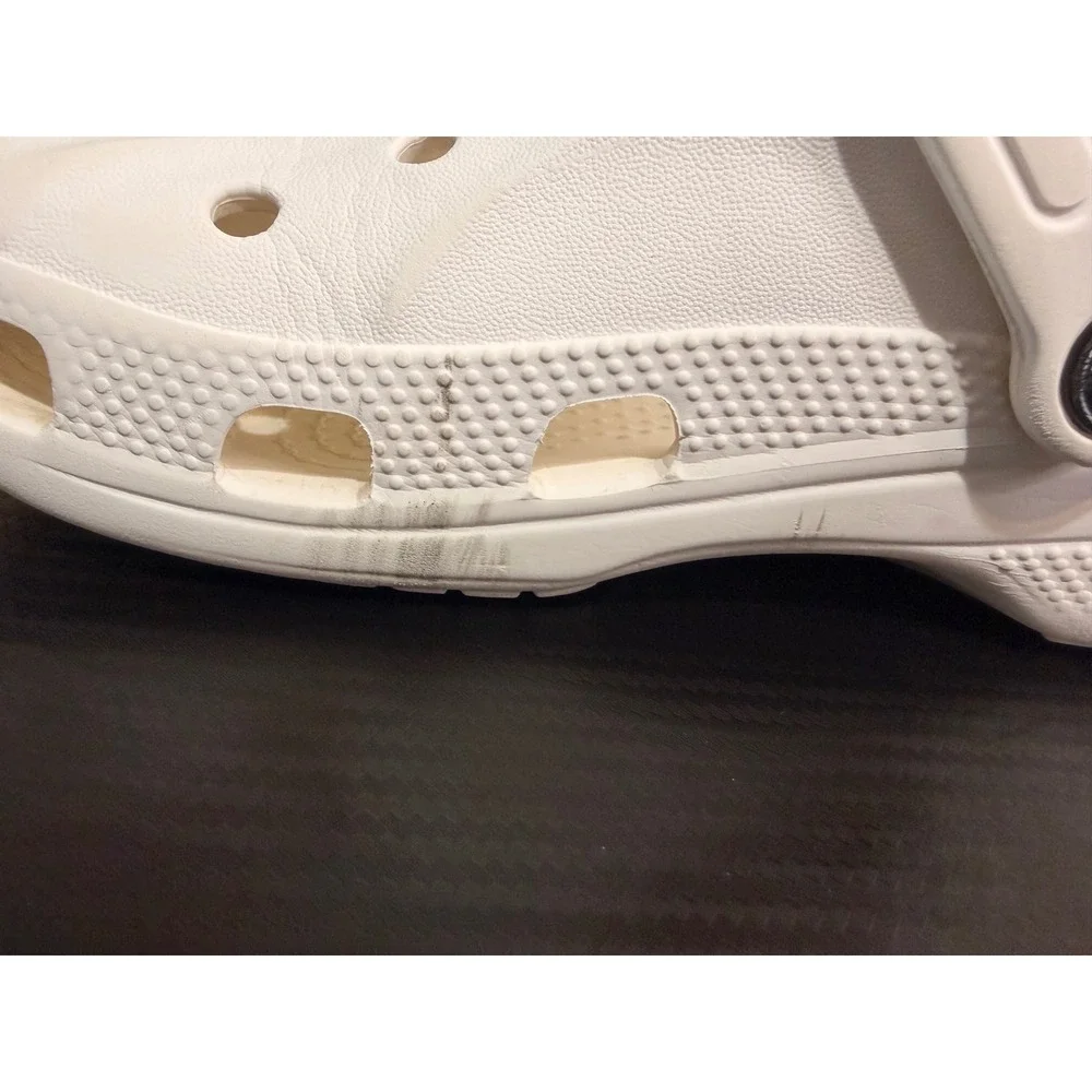 Crocs Kids Clog White Size J2 Girls
